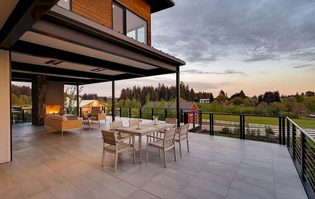 The Astonishing Modern Home in Oregon was crafted using the highest quality materials & attention to detail now available for sale. This home is located at 10676 NW Valley Vista Rd, Hillsboro, Oregon
