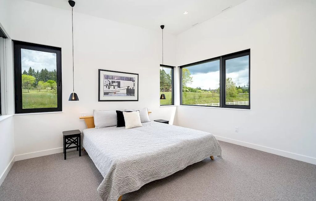 The Astonishing Modern Home in Oregon was crafted using the highest quality materials & attention to detail now available for sale. This home is located at 10676 NW Valley Vista Rd, Hillsboro, Oregon