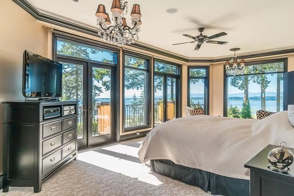 The Tuscan Style Home in Surrey is a high-quality custom-built waterfront house now available for sale. This home is located at 13011 Crescent Rd, Surrey, BC V4P 1J6, Canada