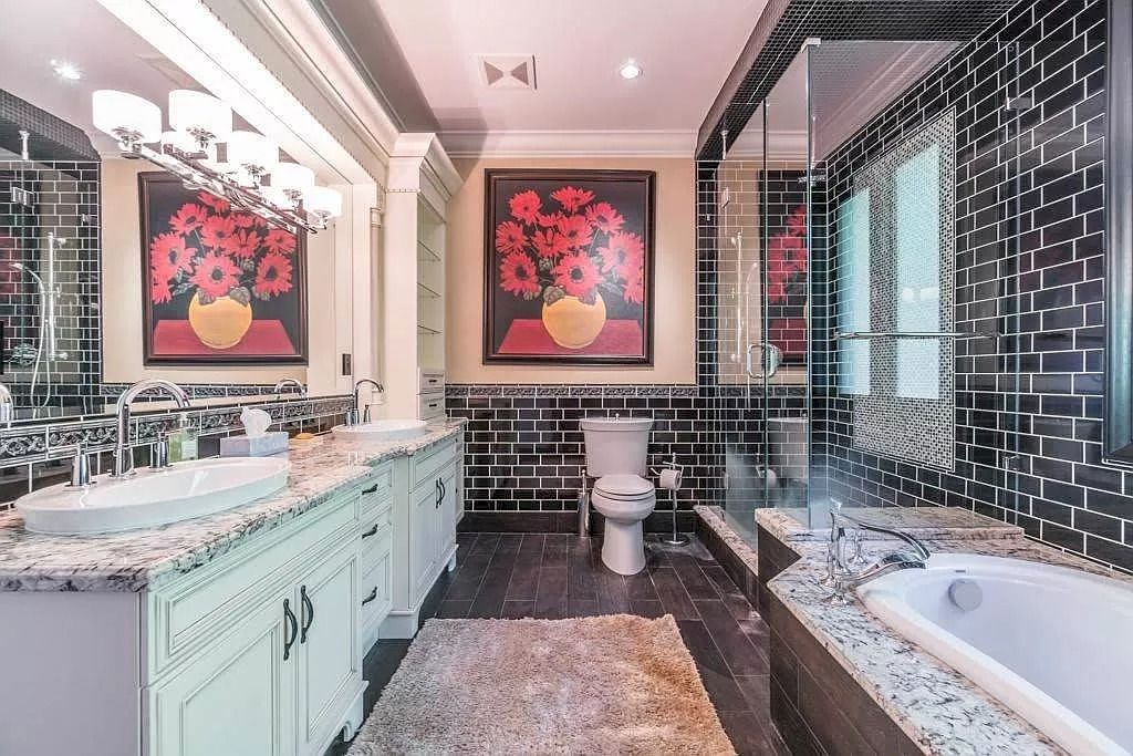 The Tuscan Style Home in Surrey is a high-quality custom-built waterfront house now available for sale. This home is located at 13011 Crescent Rd, Surrey, BC V4P 1J6, Canada
