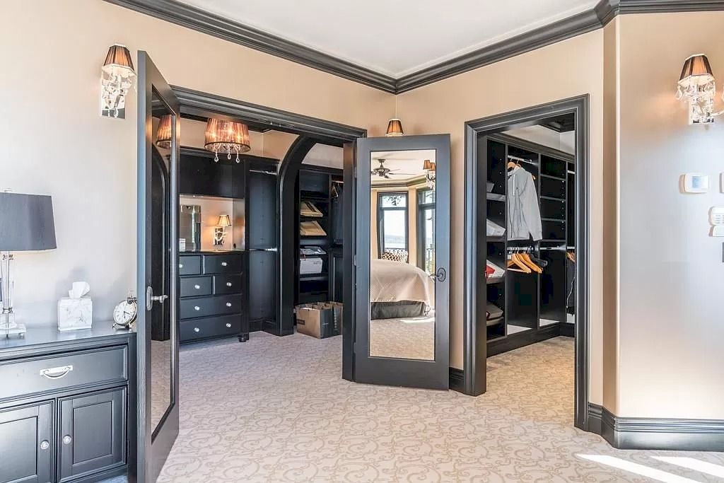 The Tuscan Style Home in Surrey is a high-quality custom-built waterfront house now available for sale. This home is located at 13011 Crescent Rd, Surrey, BC V4P 1J6, Canada