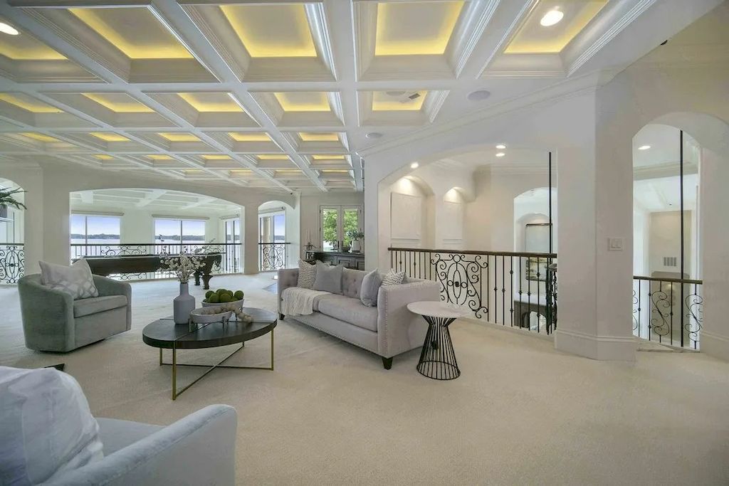 Exquisite Details Used with Finest Materials in this $6,985,000 Exclusive Lakeside Residence in North Carolina
