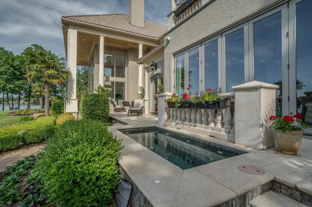 Exquisite Details Used with Finest Materials in this $6,985,000 Exclusive Lakeside Residence in North Carolina
