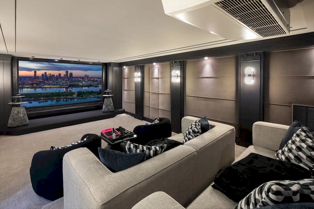 Brick Mansion of Luxury Living Spaces and Endless Recreation World in New Jersey Priced at $9,990,000