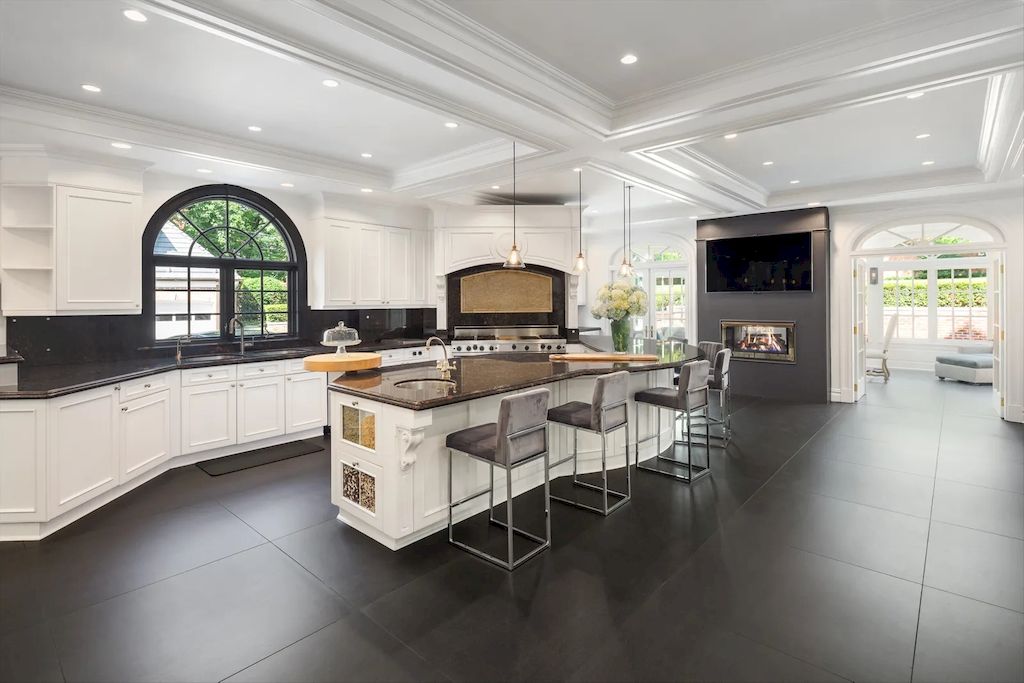 Brick Mansion of Luxury Living Spaces and Endless Recreation World in New Jersey Priced at $9,990,000