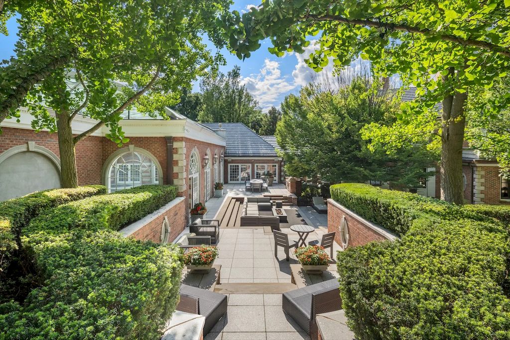 Brick Mansion of Luxury Living Spaces and Endless Recreation World in New Jersey Priced at $9,990,000