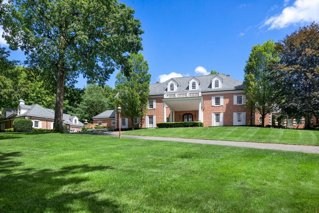 Brick Mansion of Luxury Living Spaces and Endless Recreation World in New Jersey Priced at $9,990,000