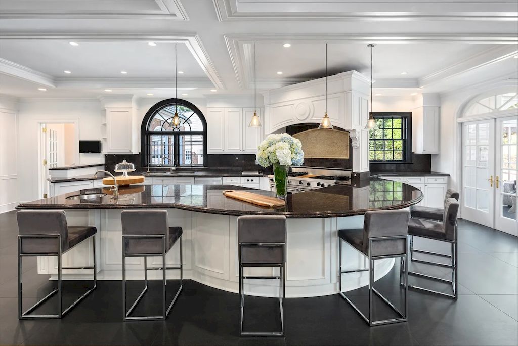 Brick Mansion of Luxury Living Spaces and Endless Recreation World in New Jersey Priced at $9,990,000