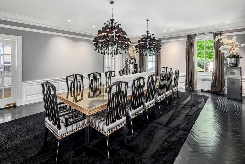 Brick Mansion of Luxury Living Spaces and Endless Recreation World in New Jersey Priced at $9,990,000