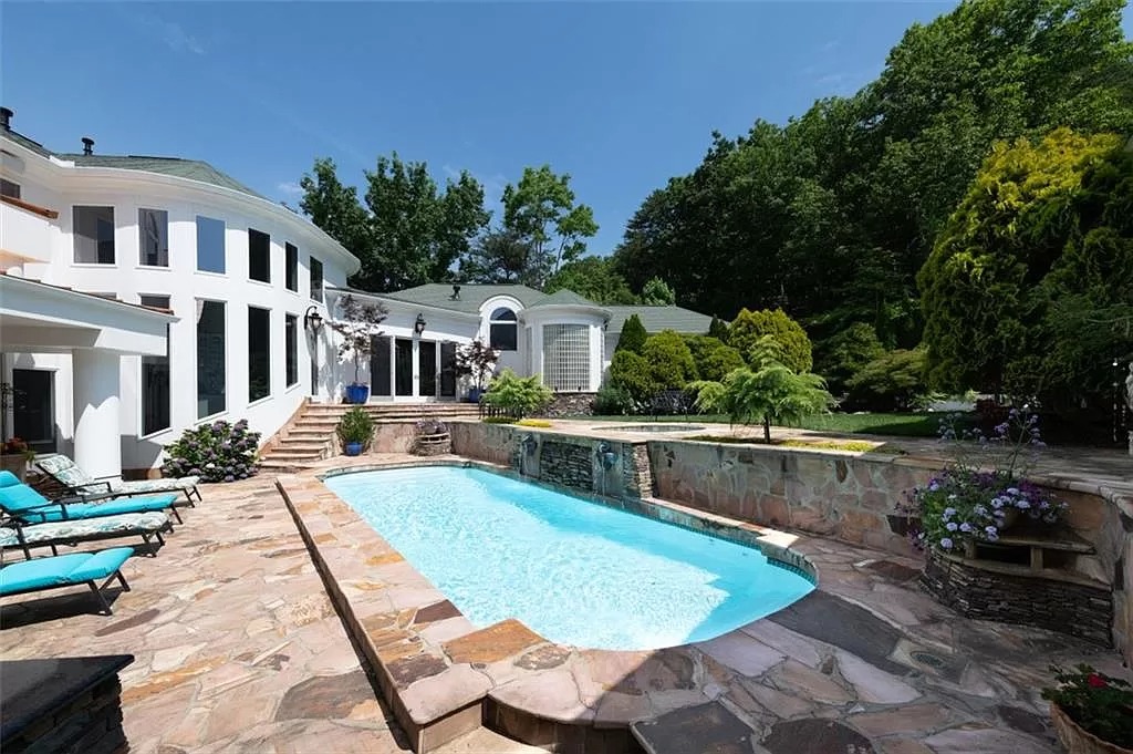 Incredible Panoramic City Views from this Gorgeous $3,395,000 European-style Modern Home at the Top of Sweat Mountain, Georgia