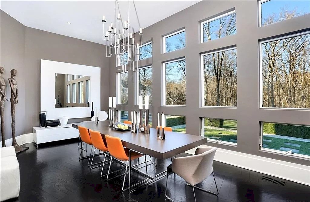 Luxury in Combination with Leading-edge Architecture Create Distinct Flavors to This $3,750,000 Estate in Connecticut