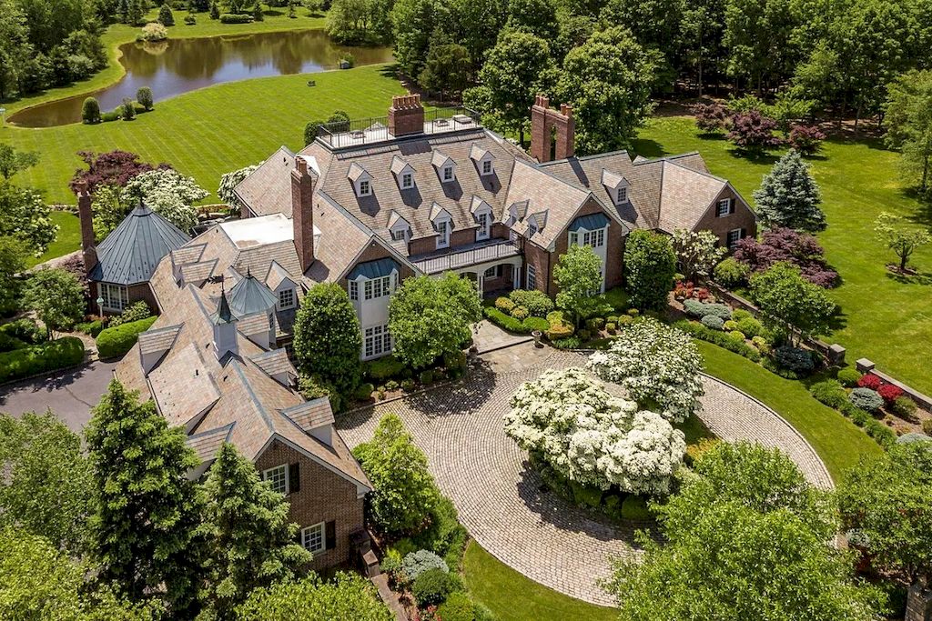 Weekend Escape with Loved Ones in this $9,750,000  Garden State Manor in New Jersey