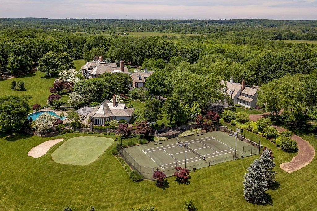 Weekend Escape with Loved Ones in this $9,750,000  Garden State Manor in New Jersey