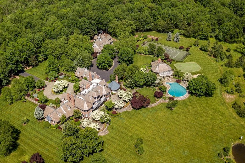 Weekend Escape with Loved Ones in this $9,750,000  Garden State Manor in New Jersey