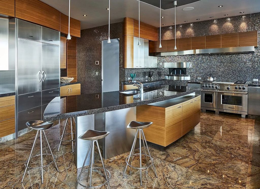 The Architecturally Significant Contemporary House in Oregon offers the perfect balance between function & form now available for sale. This home is located at 9912 NW Wind Ridge Dr, Portland, Oregon
