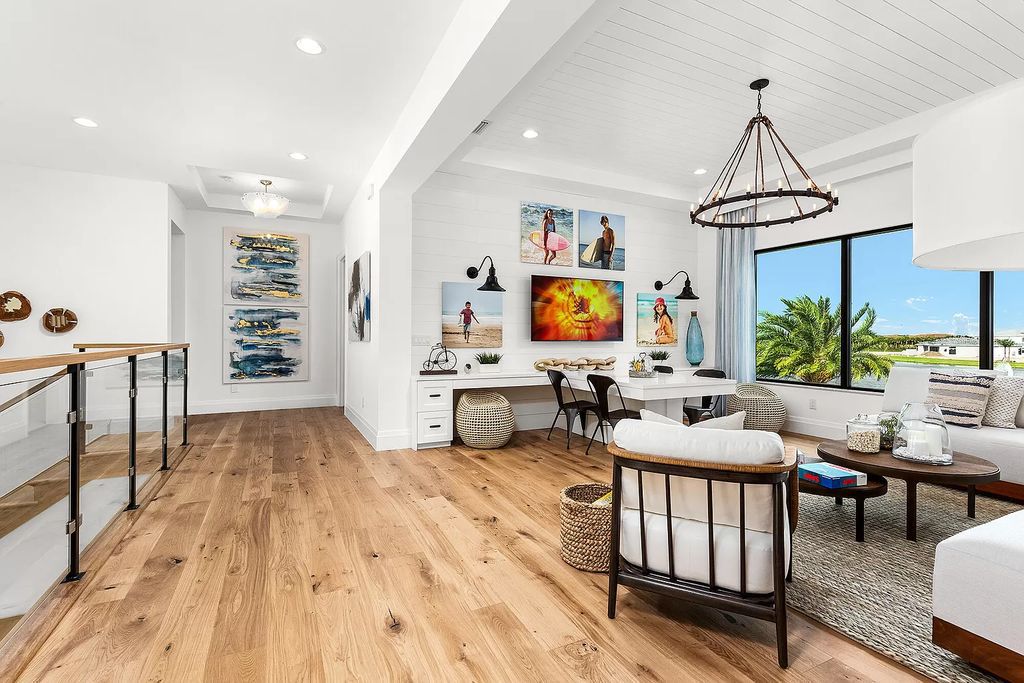 The Boca Raton Home is a Contemporary estate on a magnificent point pie lot with spectacular lake view in Boca Bridges now available for sale. This home located at 17230 Brulee Breeze Way, Boca Raton, Florida