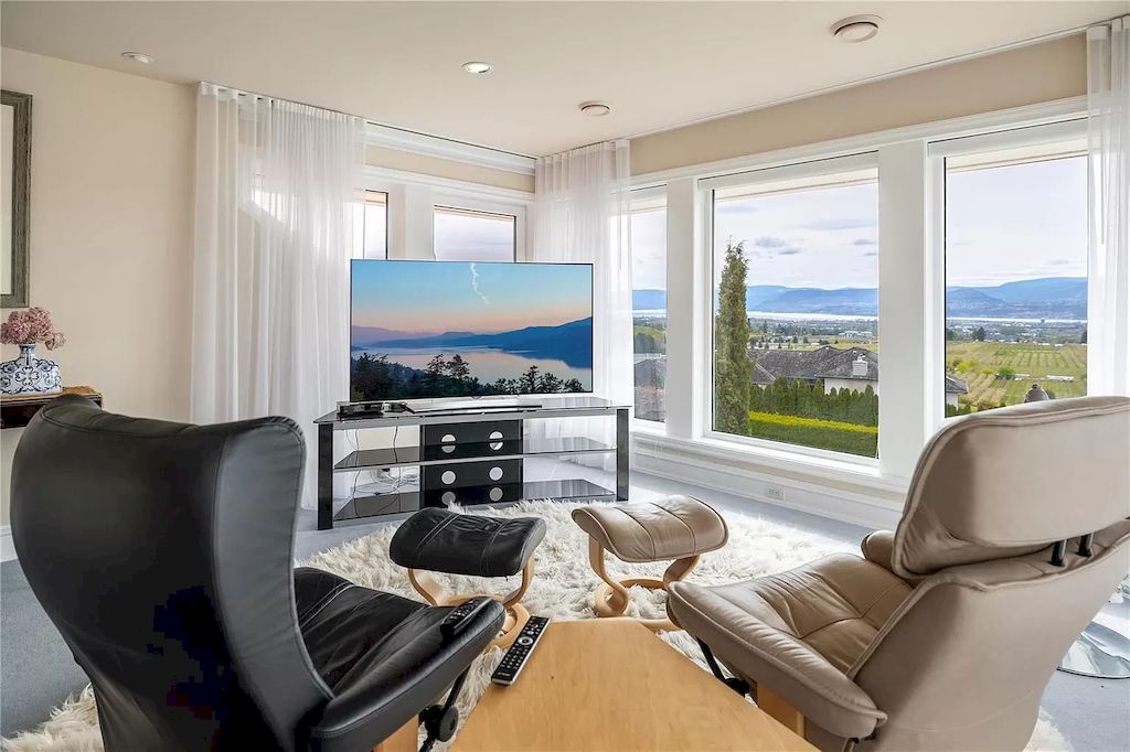 The Charming Italian Style Villa in Kelowna is a private country estate now available for sale. This home is located at 3240 Pooley Rd, Kelowna, BC V1W 4G7, Canada