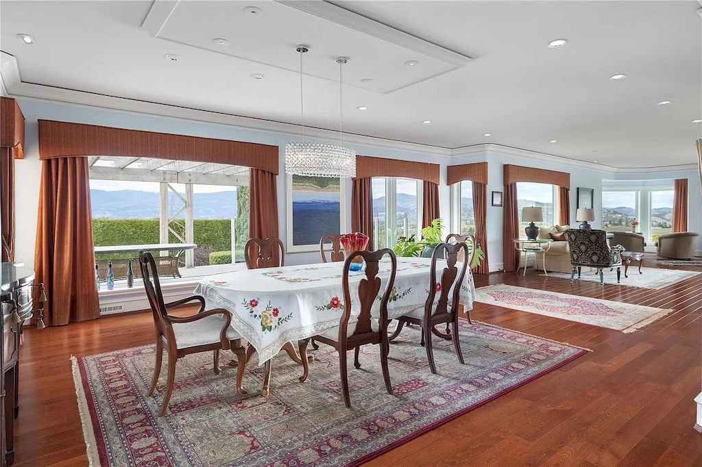 The Charming Italian Style Villa in Kelowna is a private country estate now available for sale. This home is located at 3240 Pooley Rd, Kelowna, BC V1W 4G7, Canada