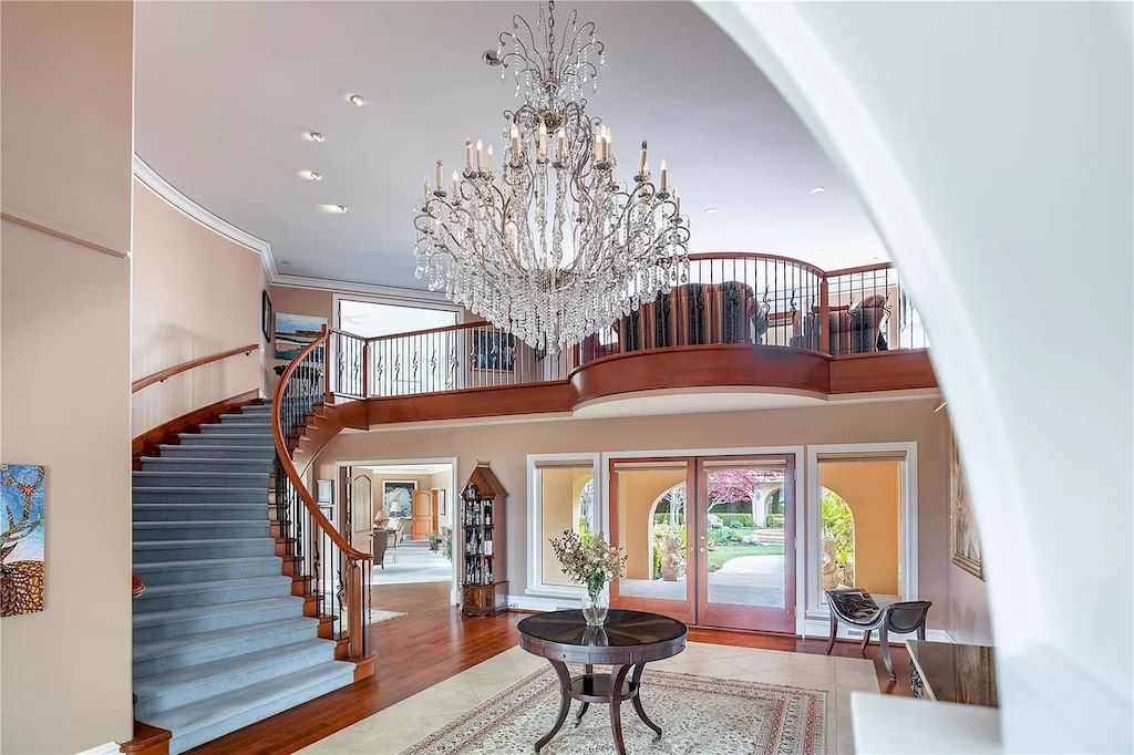 The Charming Italian Style Villa in Kelowna is a private country estate now available for sale. This home is located at 3240 Pooley Rd, Kelowna, BC V1W 4G7, Canada