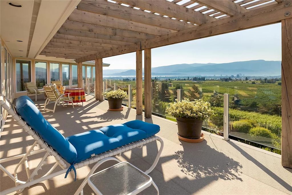The Charming Italian Style Villa in Kelowna is a private country estate now available for sale. This home is located at 3240 Pooley Rd, Kelowna, BC V1W 4G7, Canada