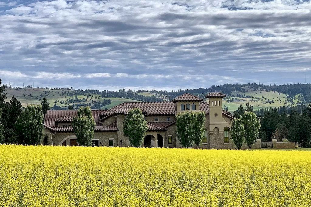 The Incredible Home in Washington combines old-world design with today’s modern conveniences now available for sale. This home is located at 8719 S Palouse Hwy, Spokane, Washington