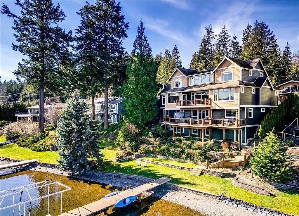 The Lakefront Home in Washington features incredible views now available for sale. This home is located at 1708 Euclid Ave, Bellingham, Washington