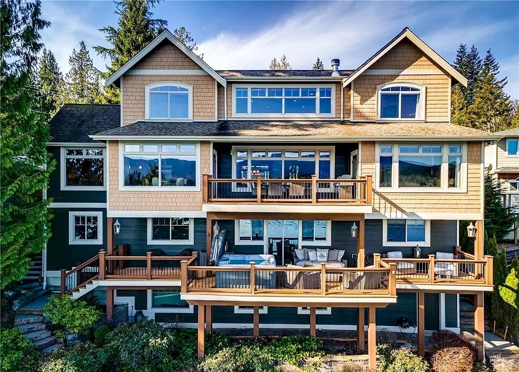 The Lakefront Home in Washington features incredible views now available for sale. This home is located at 1708 Euclid Ave, Bellingham, Washington