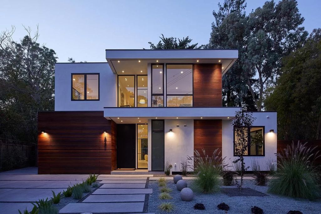 The Home in Palo Alto is a newly built contemporary estate with high-end materials, luxe finishes, and superior craftsmanship now available for sale. This home located at 843 Sutter Ave, Palo Alto, California;