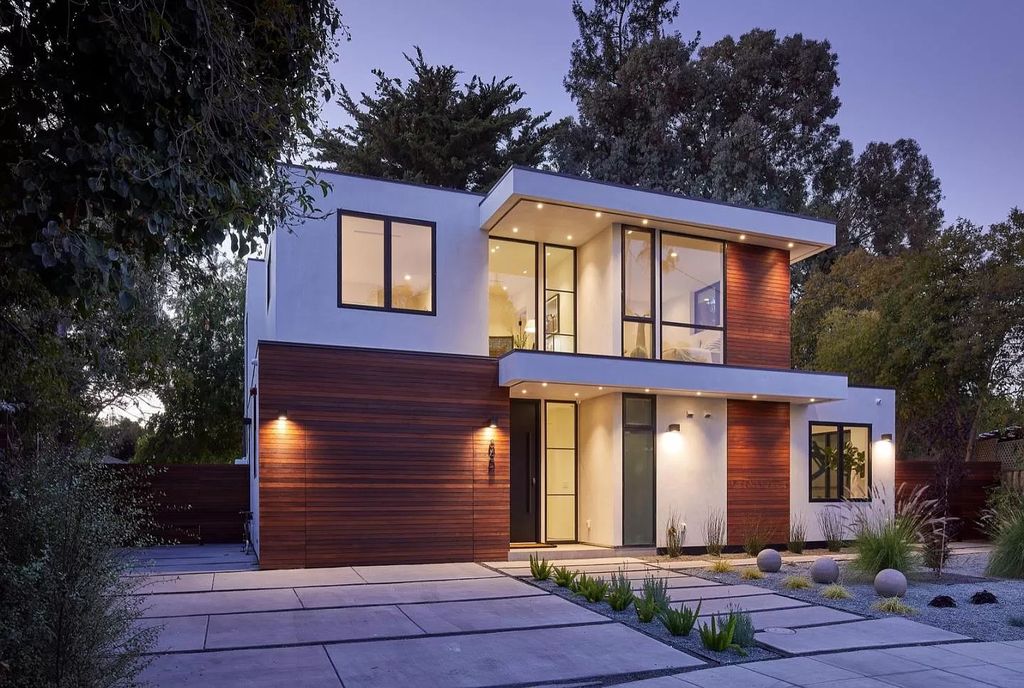 The Home in Palo Alto is a newly built contemporary estate with high-end materials, luxe finishes, and superior craftsmanship now available for sale. This home located at 843 Sutter Ave, Palo Alto, California;