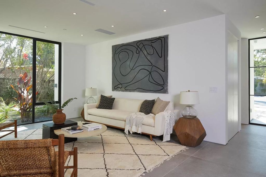 The Home in Palo Alto is a newly built contemporary estate with high-end materials, luxe finishes, and superior craftsmanship now available for sale. This home located at 843 Sutter Ave, Palo Alto, California;