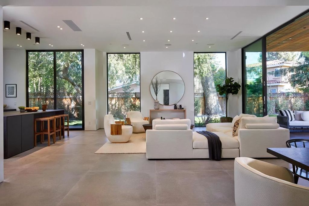 The Home in Palo Alto is a newly built contemporary estate with high-end materials, luxe finishes, and superior craftsmanship now available for sale. This home located at 843 Sutter Ave, Palo Alto, California;