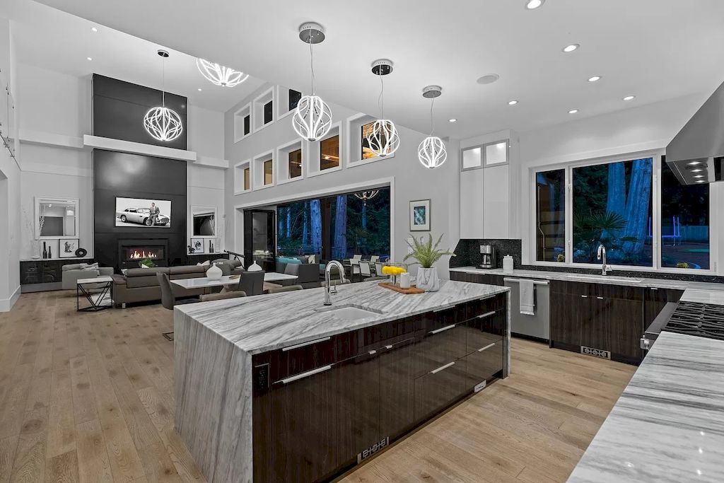 The Stunning Estate in Surrey is an architectural masterpiece now available for sale. This home is located at 13262 Woodcrest Dr, Surrey, BC V4P 1W5, Canada