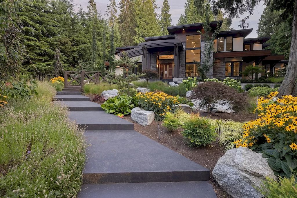 The Stunning Estate in Surrey is an architectural masterpiece now available for sale. This home is located at 13262 Woodcrest Dr, Surrey, BC V4P 1W5, Canada
