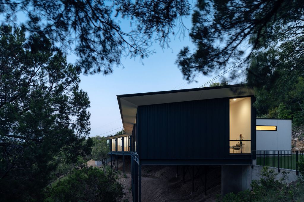 The High Road impressive boomerang shape house by Ravel Architecture 17