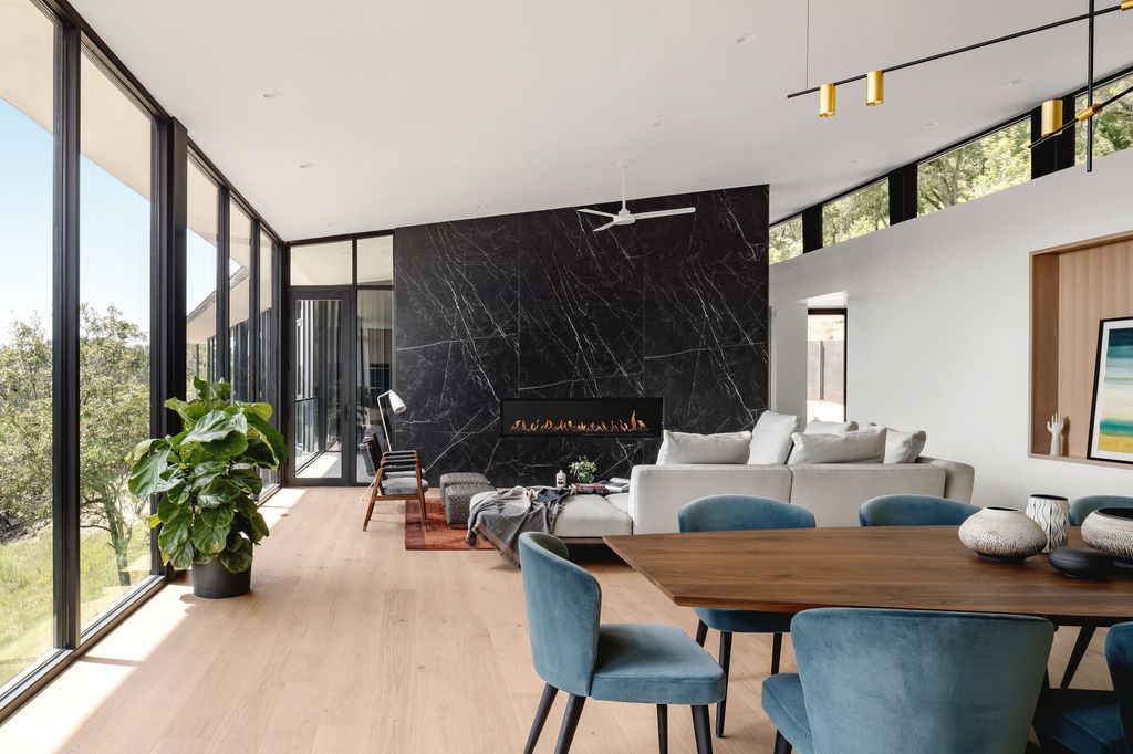 The High Road impressive boomerang shape house by Ravel Architecture 5