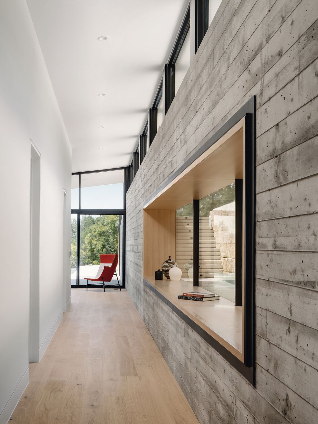 The High Road impressive boomerang shape house by Ravel Architecture 9