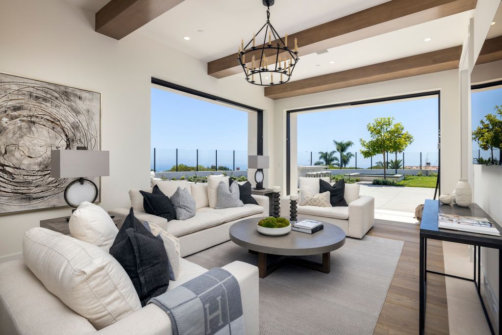 The Newport Coast Mansion is a new construction estate located within Newport Coast’s prized Pelican Hill gated community now available for sale. This home located at 7 Harbor Lgt, Newport Coast, California