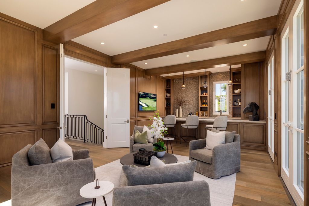 The Newport Coast Mansion is a new construction estate located within Newport Coast’s prized Pelican Hill gated community now available for sale. This home located at 7 Harbor Lgt, Newport Coast, California