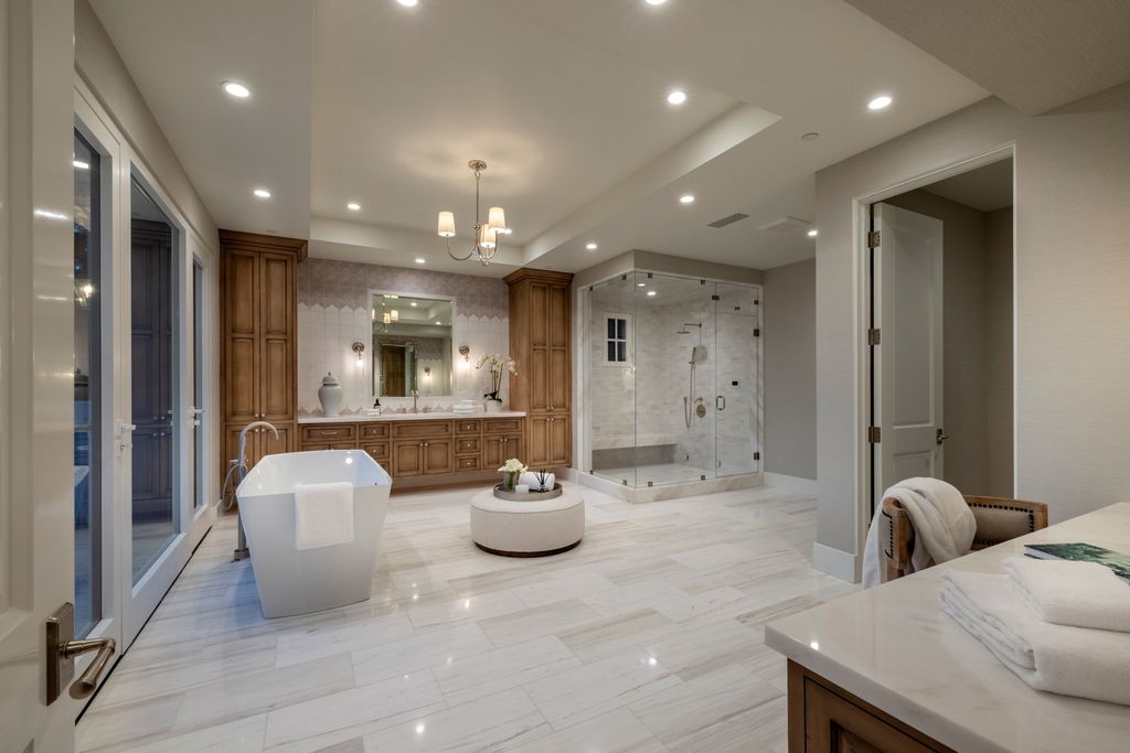 The Newport Coast Mansion is a new construction estate located within Newport Coast’s prized Pelican Hill gated community now available for sale. This home located at 7 Harbor Lgt, Newport Coast, California