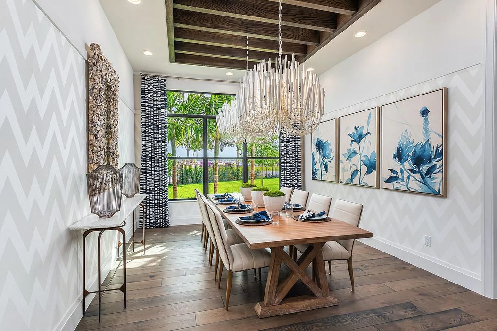 The Home in Boca Raton is a newly built modern property boasts a club room, media room, loft, living room, family room now available for sale. This home located at 17149 Ludovica Ln, Boca Raton, Florida