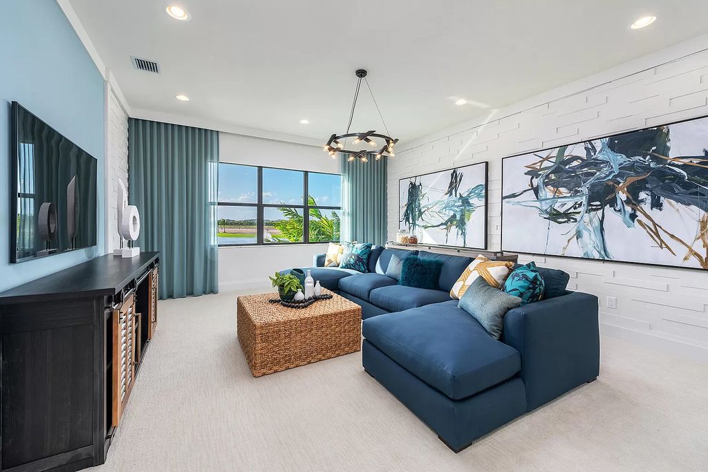The Home in Boca Raton is a newly built modern property boasts a club room, media room, loft, living room, family room now available for sale. This home located at 17149 Ludovica Ln, Boca Raton, Florida