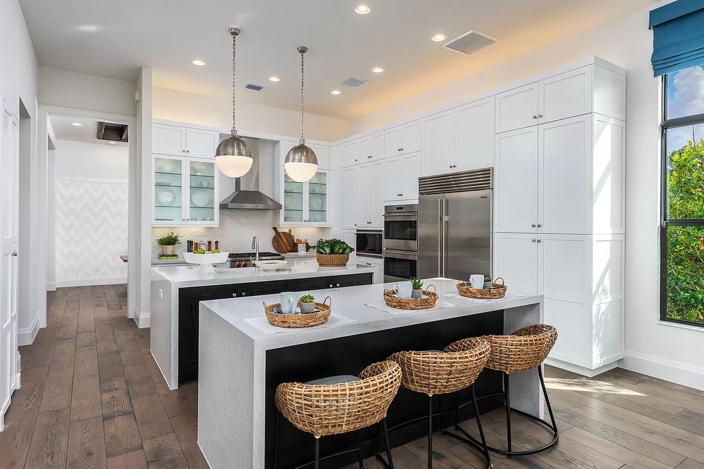 The Home in Boca Raton is a newly built modern property boasts a club room, media room, loft, living room, family room now available for sale. This home located at 17149 Ludovica Ln, Boca Raton, Florida