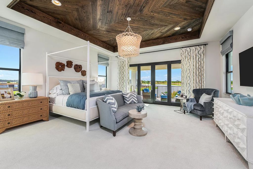 The Home in Boca Raton is a newly built modern property boasts a club room, media room, loft, living room, family room now available for sale. This home located at 17149 Ludovica Ln, Boca Raton, Florida