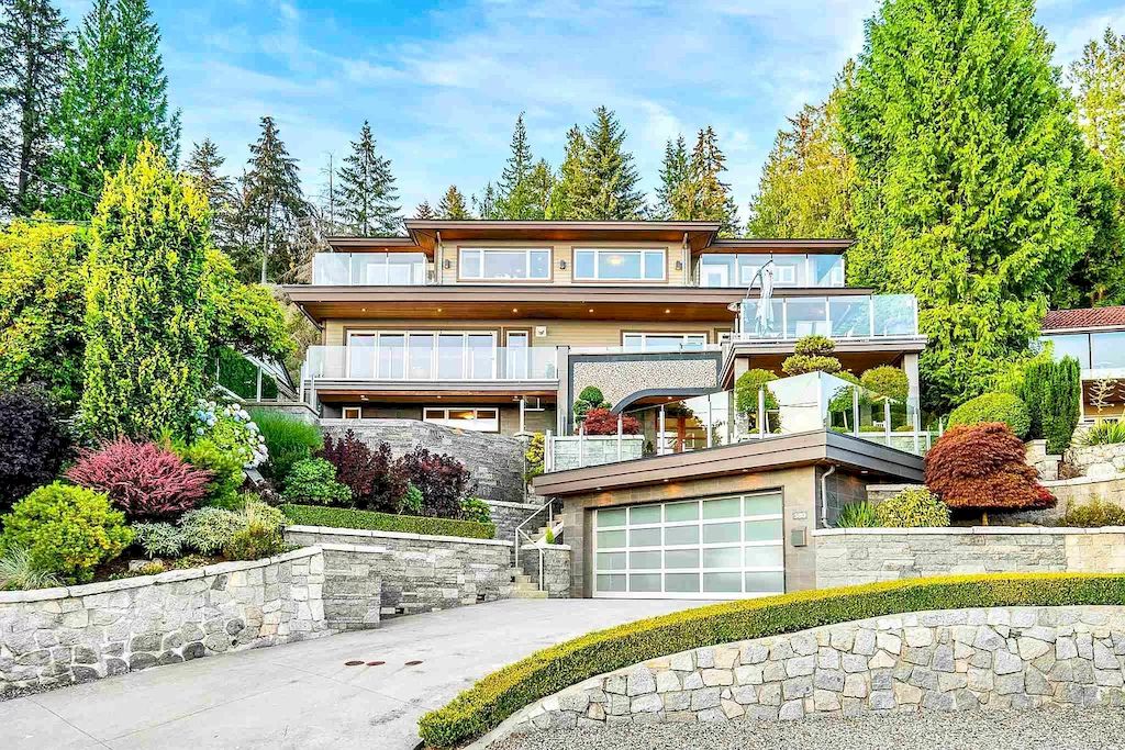 The Exquisite Property in North Vancouver features ocean & city views now available for sale. This home is located at 380 Newdale Ct, North Vancouver, BC V7N 3H4, Canada