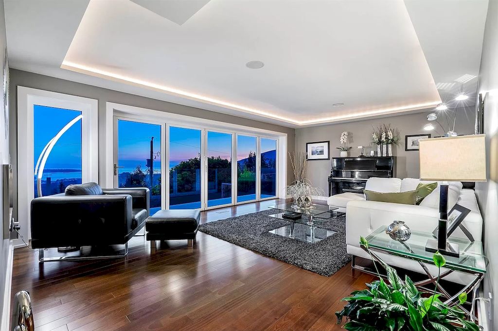 The Exquisite Property in North Vancouver features ocean & city views now available for sale. This home is located at 380 Newdale Ct, North Vancouver, BC V7N 3H4, Canada