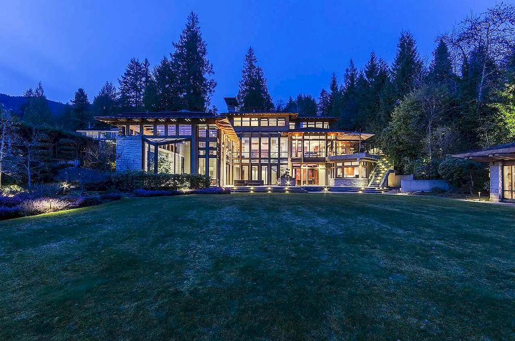 The World-Class Estate in West Vancouver is a spectacular concrete residence now available for sale. This home is located at 2860 Mathers Ave, West Vancouver, BC V7V 2J9, Canada