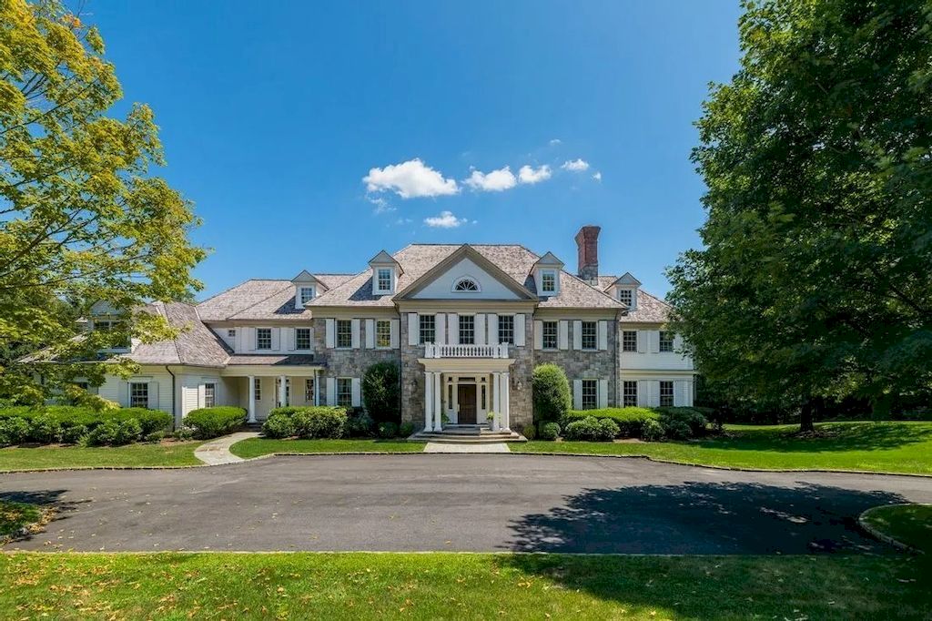 Live Life to the Full in Connecticut in this $6,500,000 Majestic Georgian Colonial 