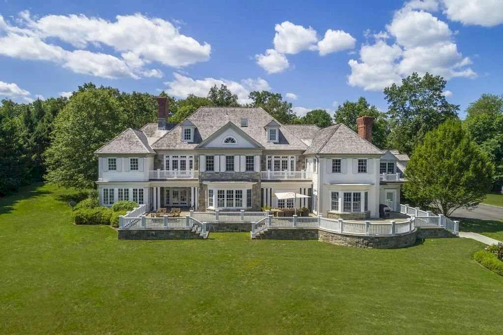 Live Life to the Full in Connecticut in this $6,500,000 Majestic Georgian Colonial 