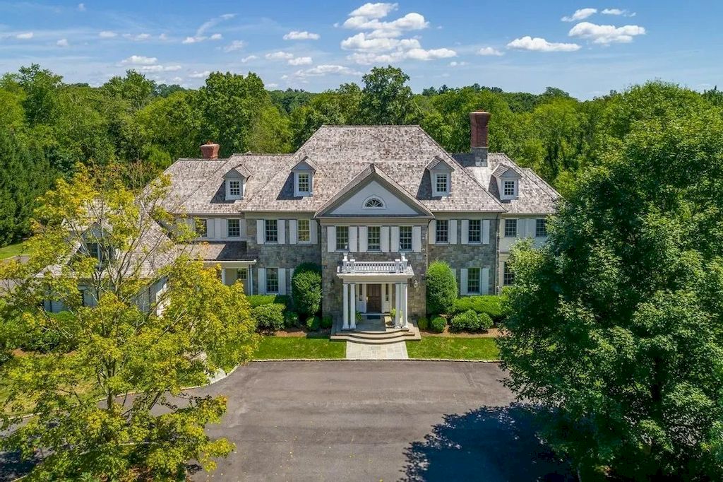 Live Life to the Full in Connecticut in this $6,500,000 Majestic Georgian Colonial 