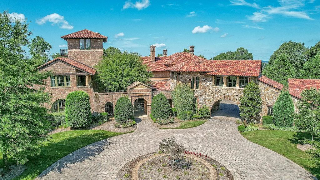 Tennessee Private Mediterranean Hilltop Villa Hits Market for $13,999,999